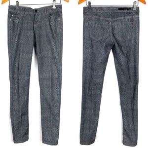 Celebrity Pink women's patterned gray/black jeans, size 3